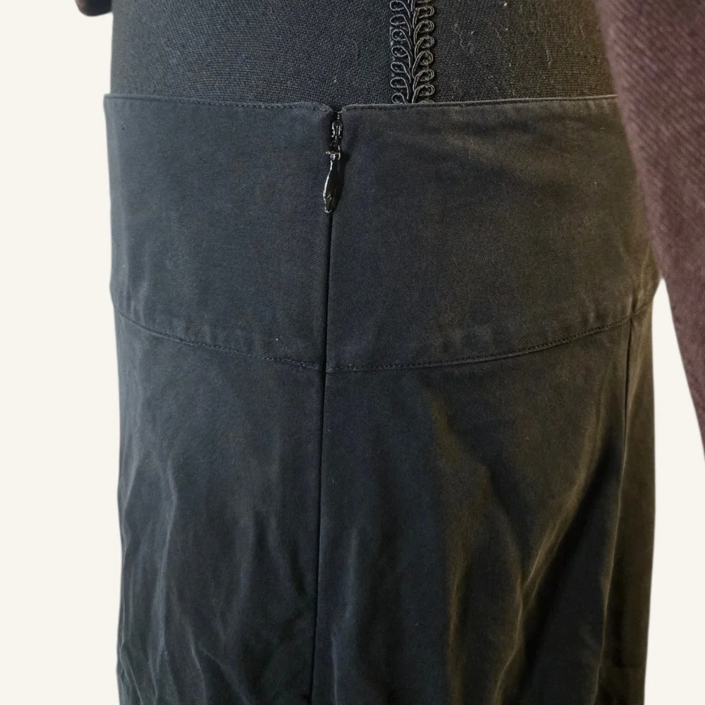 Vintage Y2k DKNY Black Midi Skirt ! - Picture 7 of 8